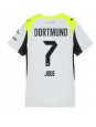 Borussia Dortmund Jobe Bellingham #7 Replika Borta Kläder Dam 2025-26 Kortärmad